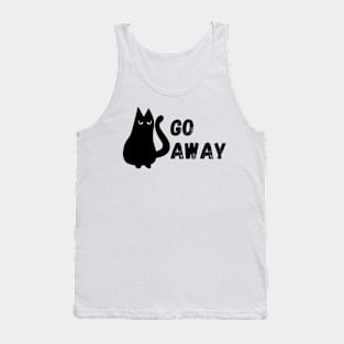 Go Away Cat Tank Top